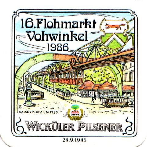 wuppertal w-nw wick floh 3b (quad180-16 flohmarkt 1986) 